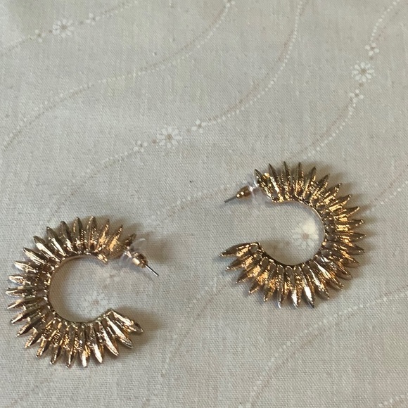 Vibrant Colorful Hoop Earrings - Picture 2 of 3